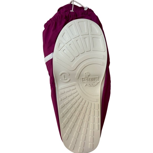 Stay Dry in Style: SEAL Waterproof Shoe Covers, Size Large - Lilac Reusable - Picture 10 of 14